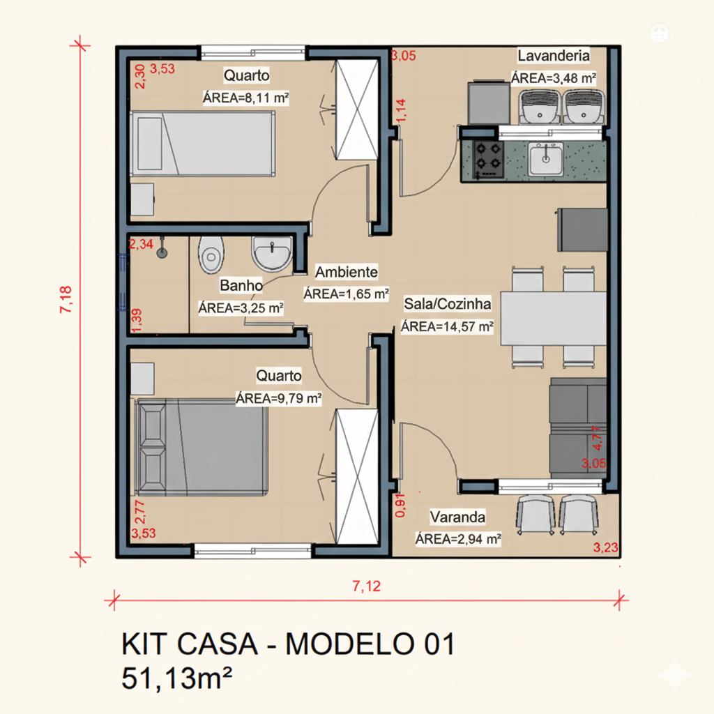 Interior Kit Casa 1