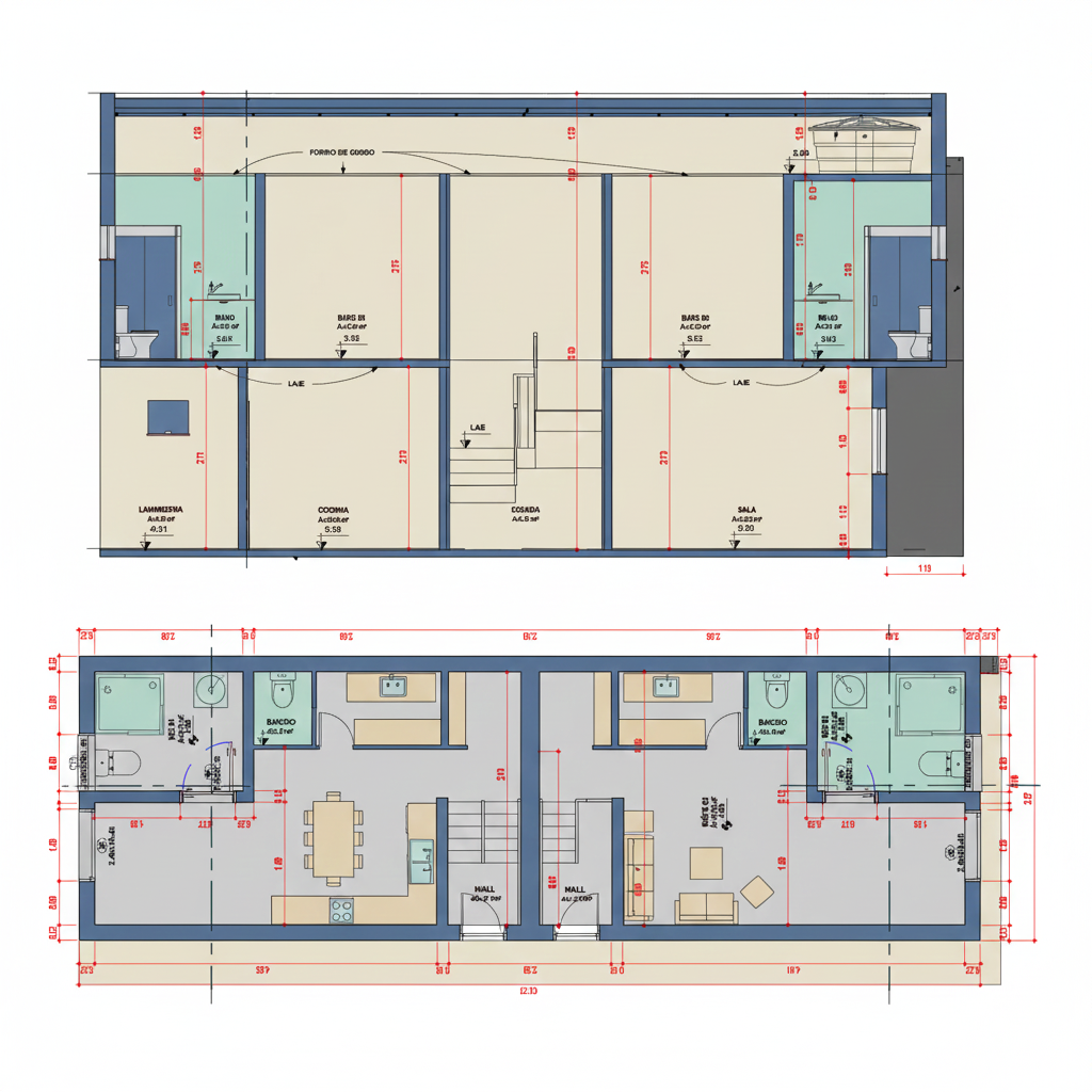 Planta Baixa Kit Casa 7